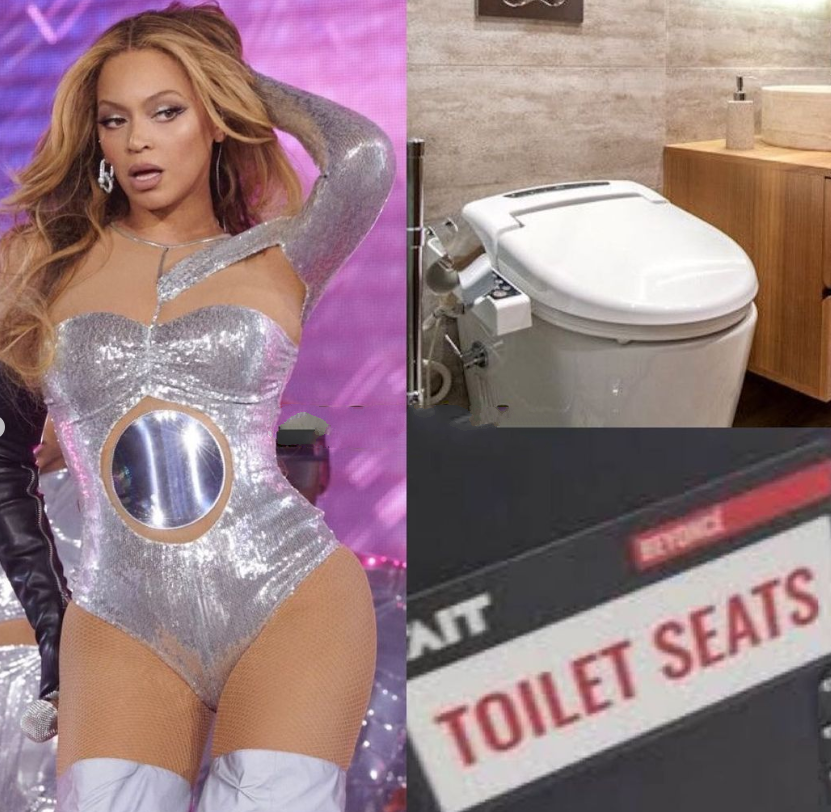 beyonce tuvaletini yanında taşıyor