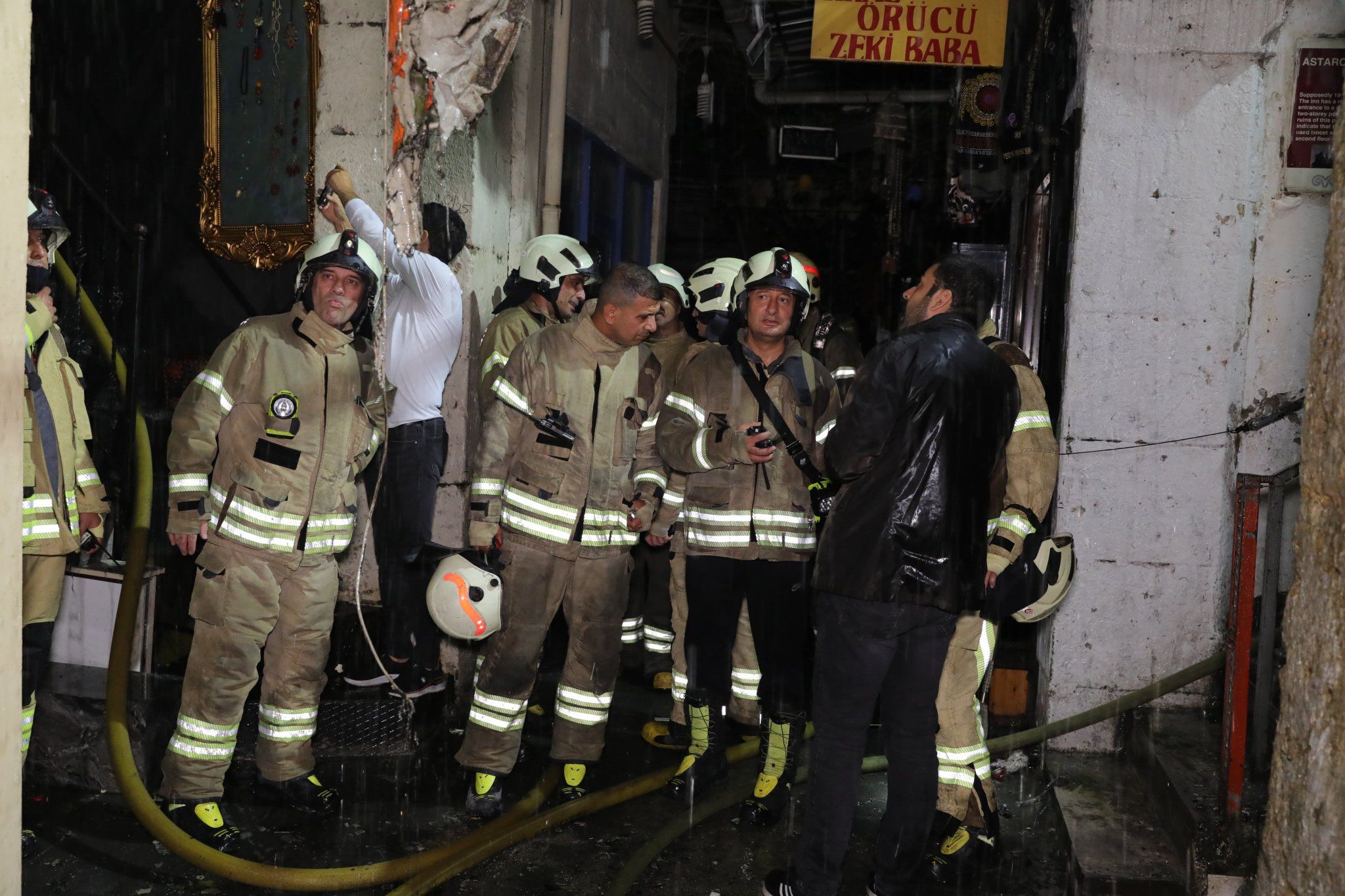 kapalı çarşı yangın
