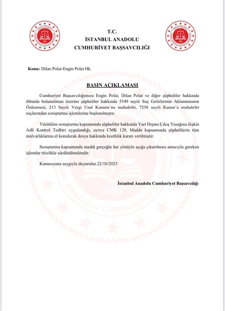 başsavcılık açıklama