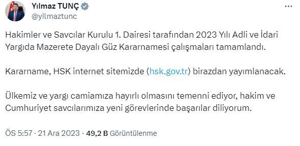 Adalet Bakanı