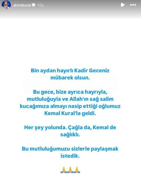 Ahmet Kural Kemal Bebek Dünyaya Geldi