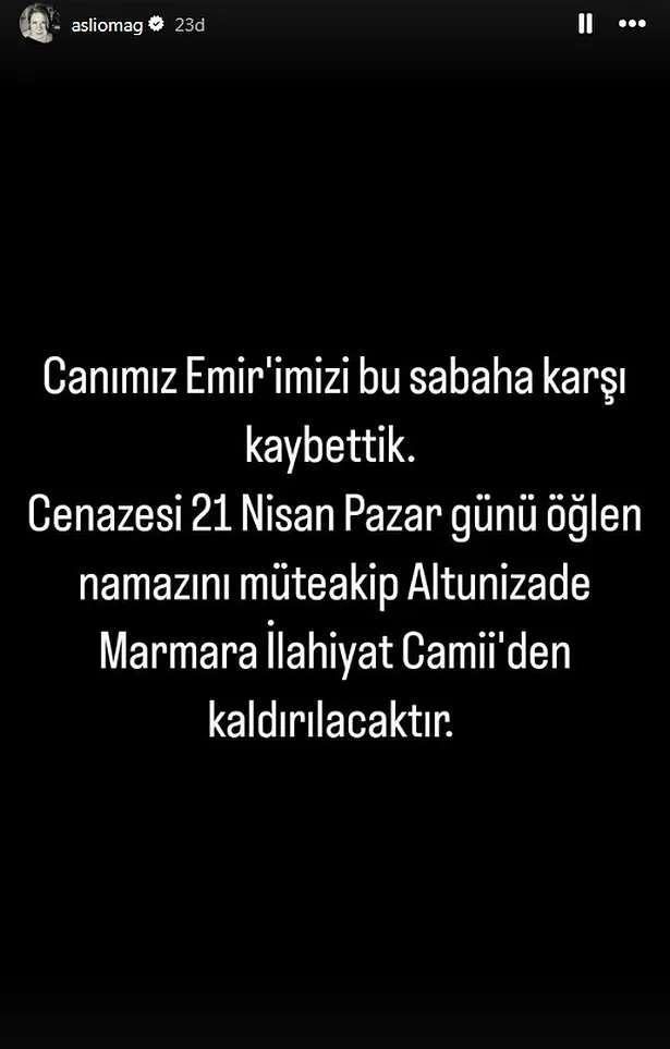 Aslı Omağ Acı Kayıp