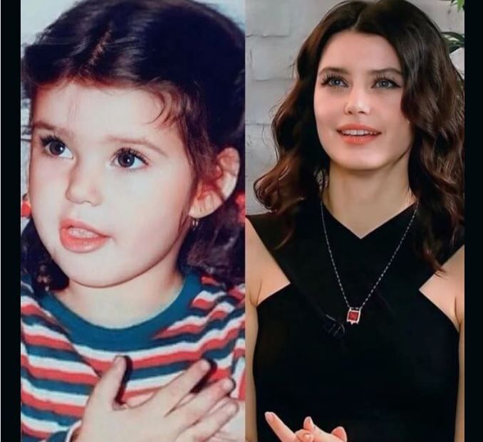 Beren Saat Çocukluk Fotoğrafı
