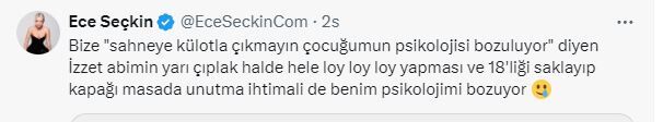 Ece Seckin X Paylaşımı
