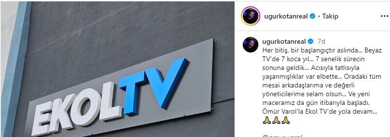 Ekol Tv Uğur Kotan