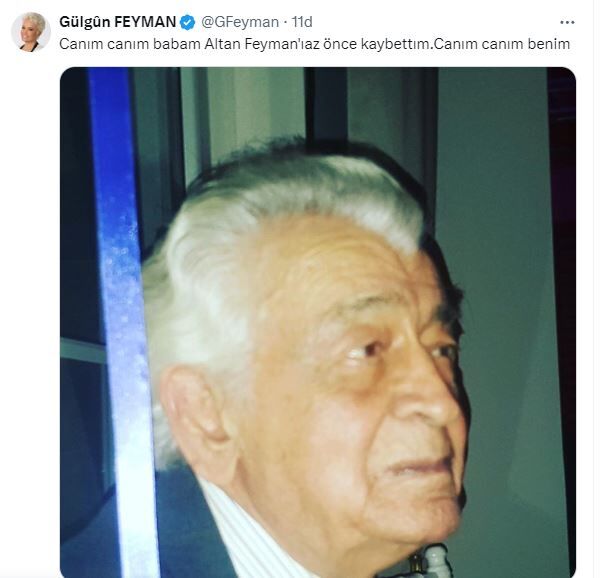 Gülgün Feyman Babasını Kaybetti