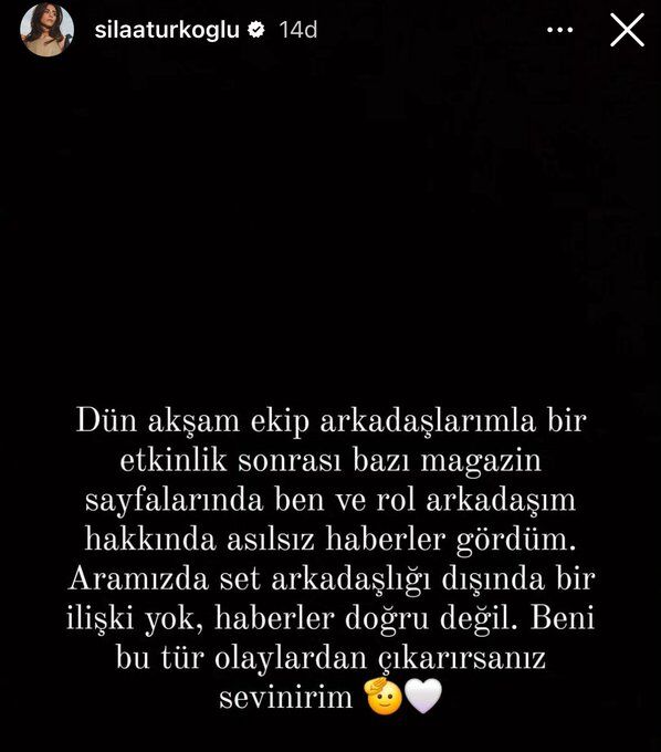 Sıla Türkoğlu Açıklama
