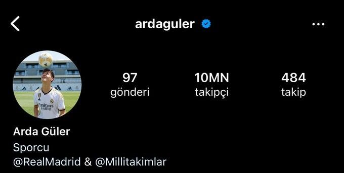 Arda Güler Instagram