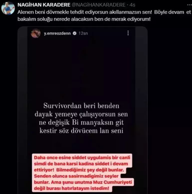 Nagihan Yunus Emre Kavga