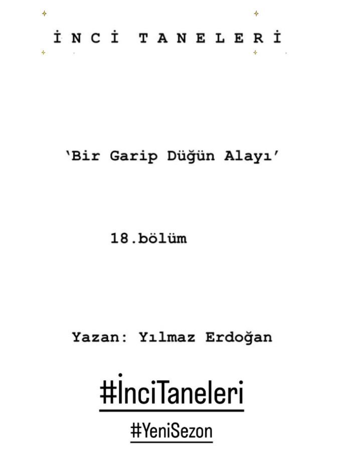 Inci Taneleri Açıklama