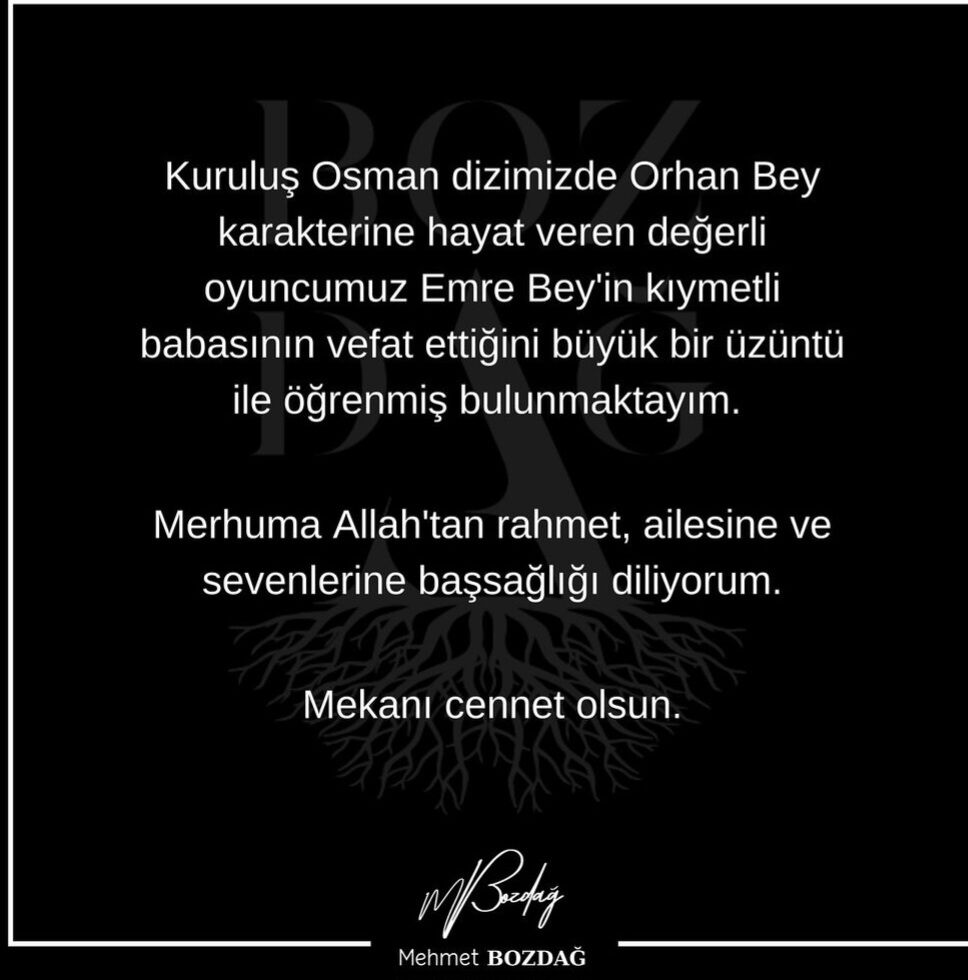 Kuruluş Osman Vefat Haberi