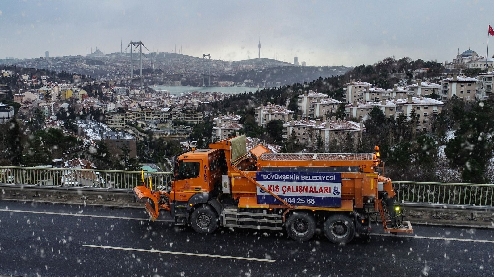 İstanbul Kar Yağışı Akom (4)