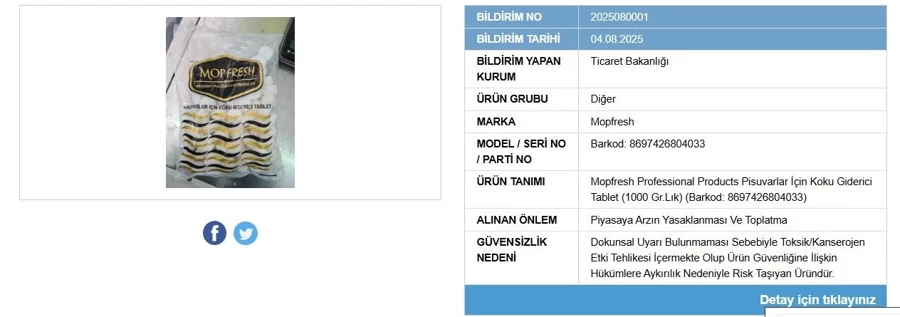 Bakanlık Uyardı Bu Temizlik Ürününü Hemen Çöpe Atın