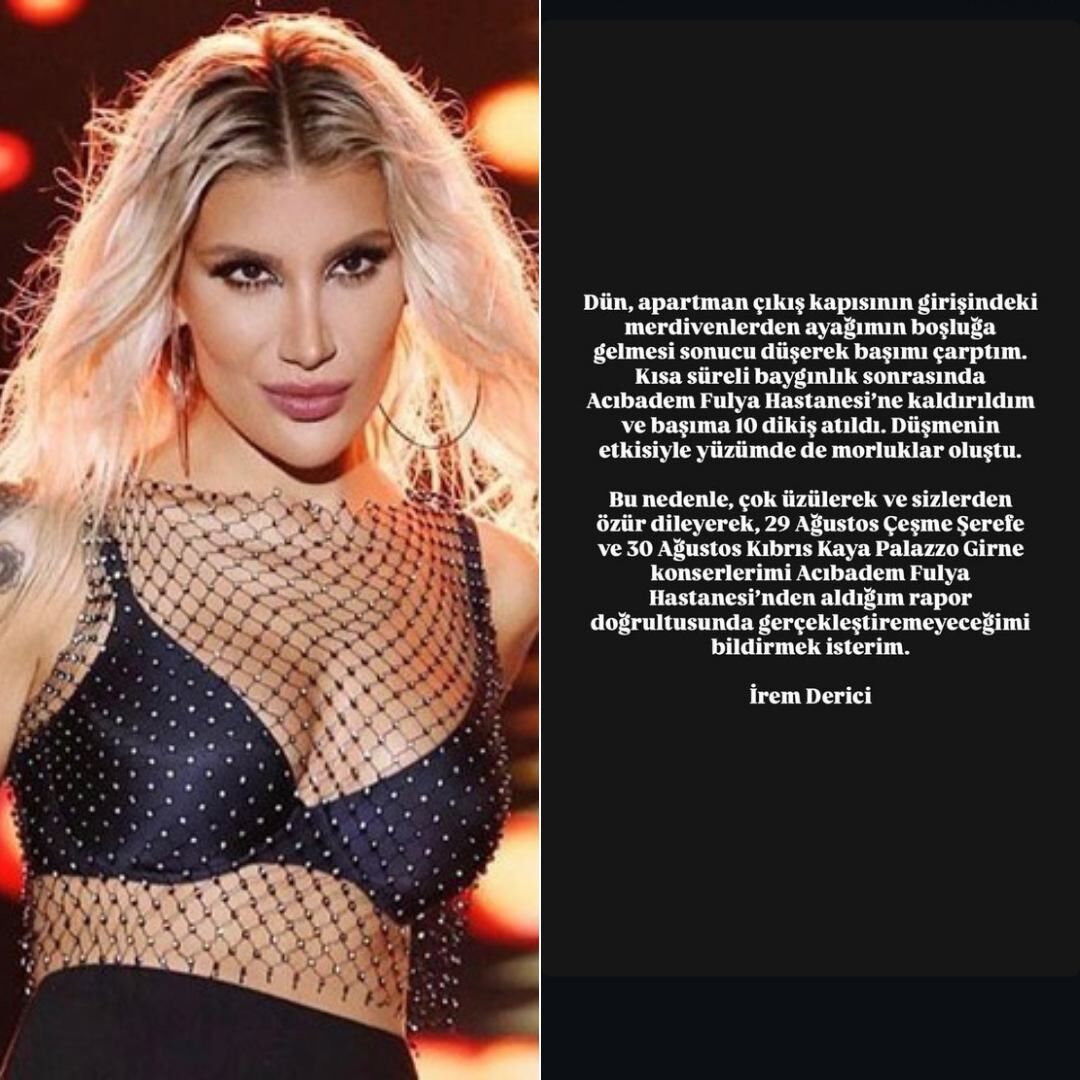 İrem Derici Kaza