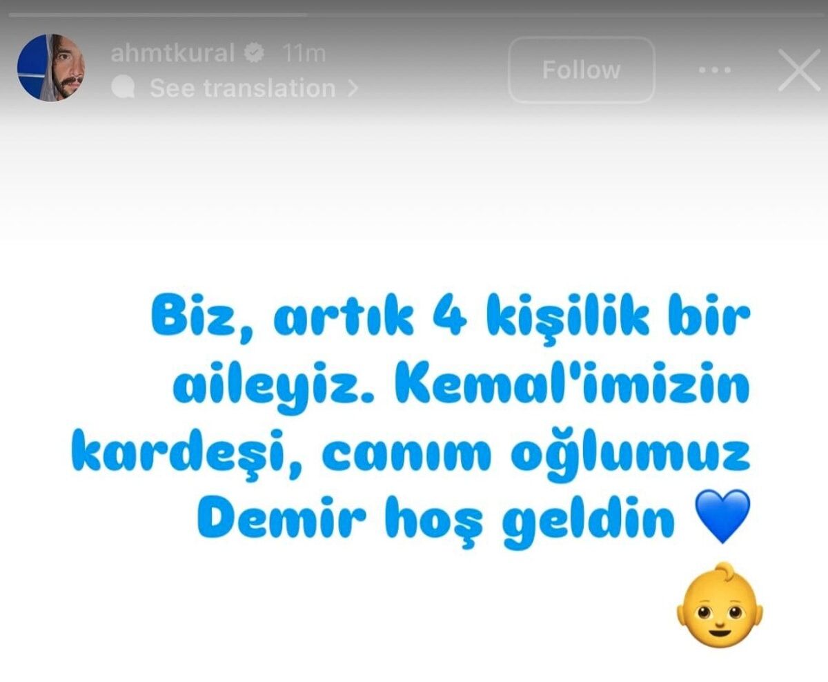 Ahmet Kural Bebek Açıklaması