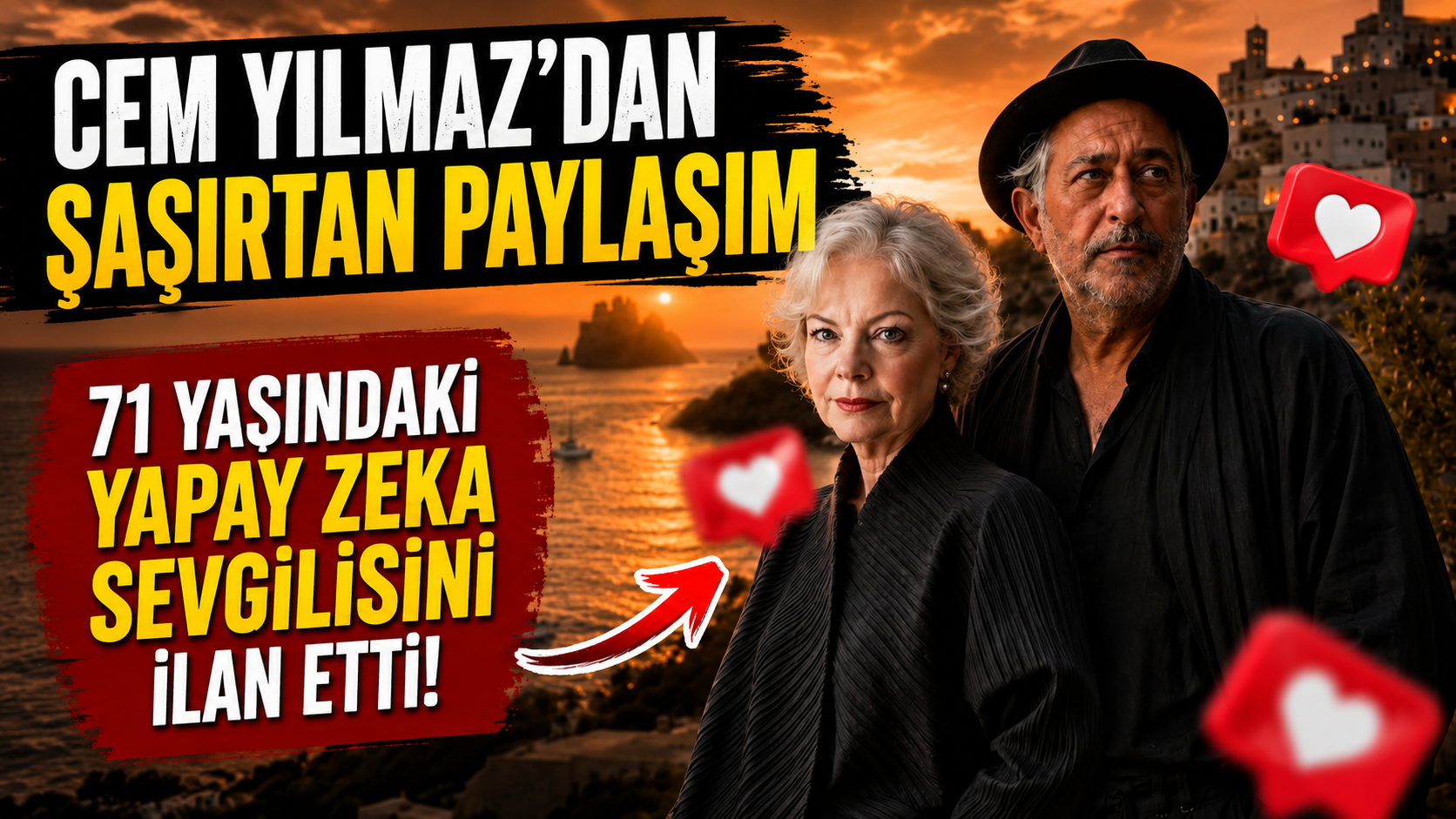 Cem Yılmaz'dan Şaşırtan Paylaşım 71 Yaşındaki Yapay Zeka Sevgilisini İlan Etti!