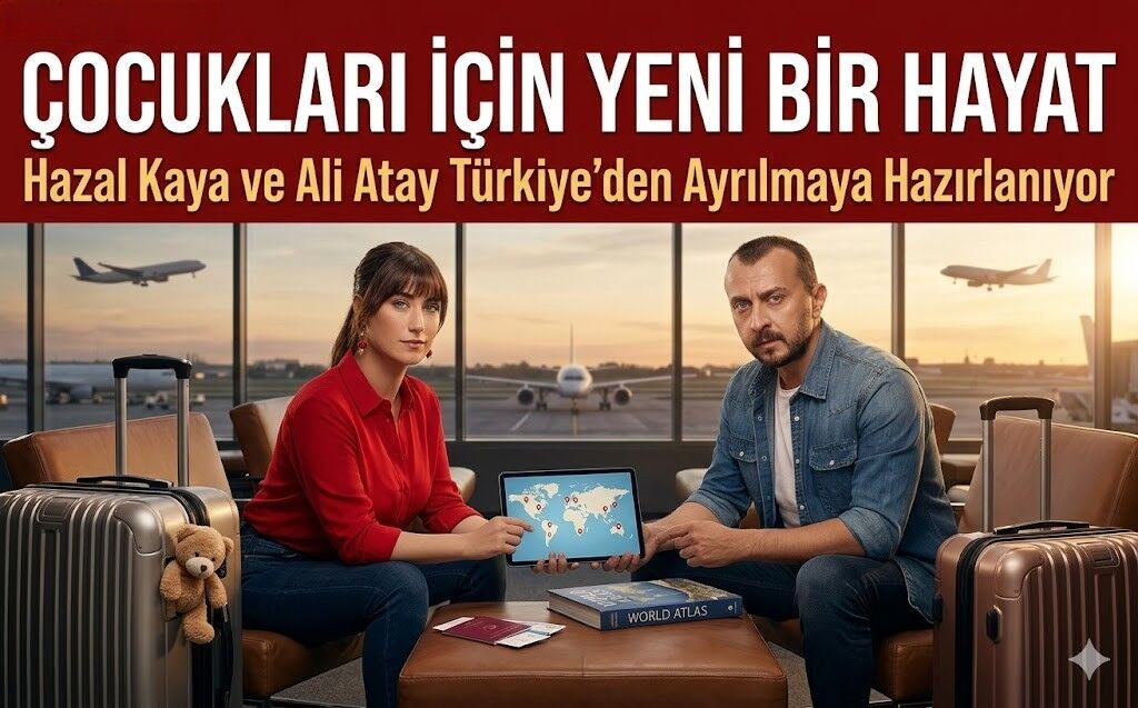 Çocukları İçin Yeni Bir Hayat: Hazal Kaya ve Ali Atay Türkiye'den Ayrılmaya Hazırlanıyor