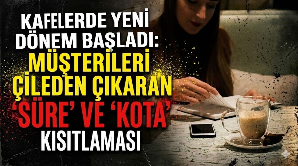 Kafelerde Yeni Dönem Başladı: Müşterileri Çileden Çıkaran 'Süre' ve 'Kota' Kısıtlaması