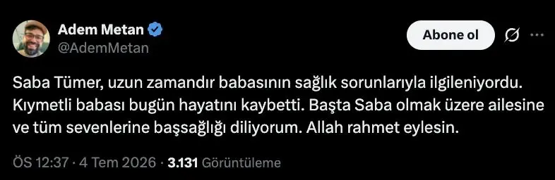 Adem Metan Paylaşım