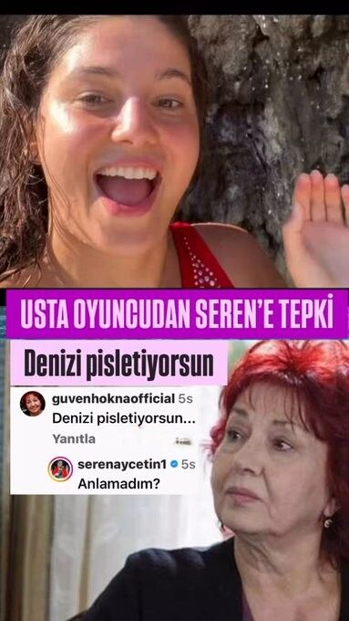 Seren Ay Çetin'den Usta Oyuncu Güven Hokna'ya Sitem! Anlam Veremedim (2)
